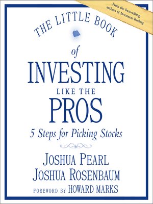 cover image of The Little Book of Investing Like the Pros